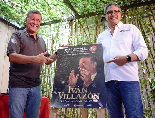 El 57° Festival de la Leyenda Vallenata en homenaje a Iván Villazón, tiene su afiche