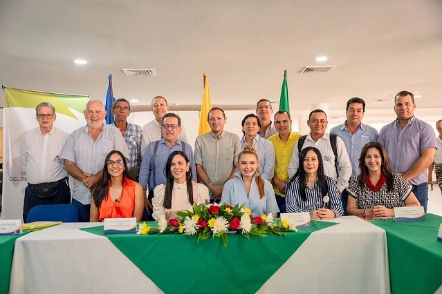 Katia Ospino propone potencializar el sector agropecuario ante el comité intergremial del Cesar
