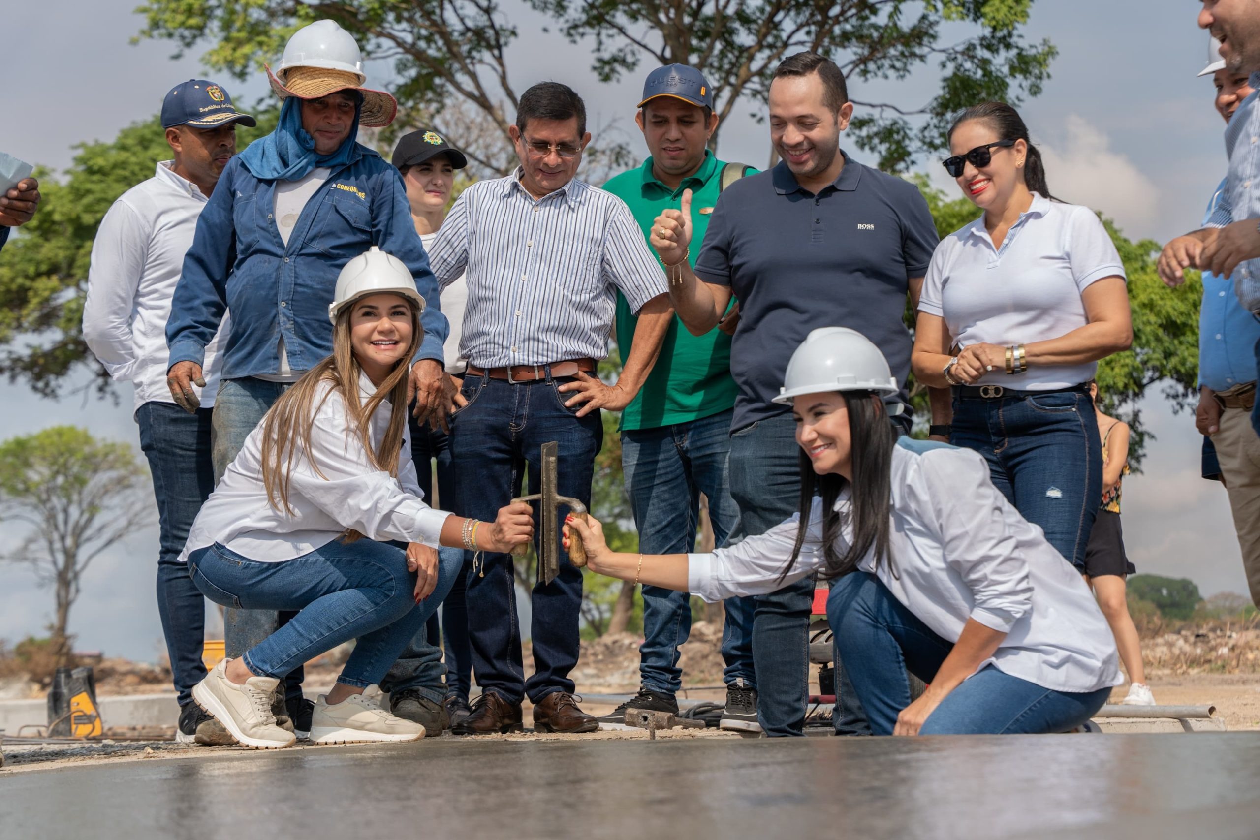 La gobernadora Elvia Milena Sanjuan Dávila inauguró en el sur del Cesar